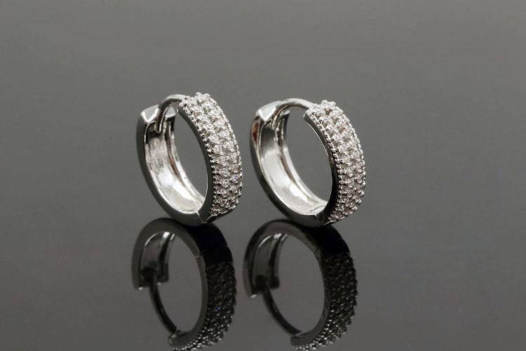 [W] CH5071-Ternary Alloy Plated-(10pairs)-14mm Special Cubic Lever Back Earrings-4mm Thickness Hoops-Earring Component-Nickel free, [PRODUCT_SEARCH_KEYWORD], JEWELFINGER-INBEAD, [CURRENT_CATE_NAME]