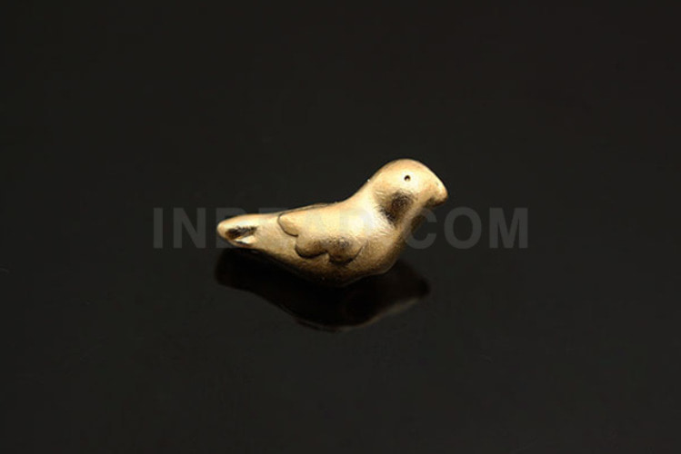 [W] M189-Matt Gold Plated-Tiny Bird Metal Beads (40pcs), [PRODUCT_SEARCH_KEYWORD], JEWELFINGER-INBEAD, [CURRENT_CATE_NAME]