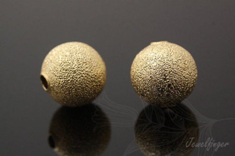 [W] B491-Gold Plated-Stardust Brass Bead-10mm Metal Beads (40pcs), [PRODUCT_SEARCH_KEYWORD], JEWELFINGER-INBEAD, [CURRENT_CATE_NAME]