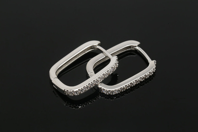 CH5070-Ternary Alloy Plated-(1pairs)-14.5*20mm Special Cubic Lever Back Earrings-2.4mm Thickness Hoops-Earring Component-Nickel Free, [PRODUCT_SEARCH_KEYWORD], JEWELFINGER-INBEAD, [CURRENT_CATE_NAME]