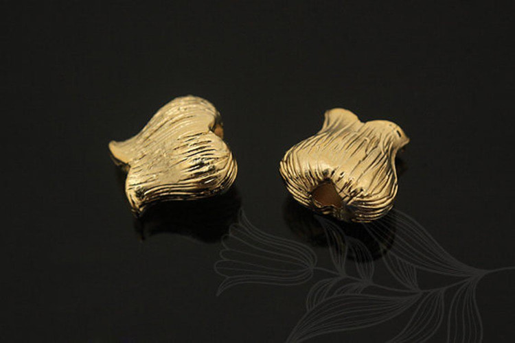 [W] H403-Matt Gold Plated-Flower Metal Beads (100pcs), [PRODUCT_SEARCH_KEYWORD], JEWELFINGER-INBEAD, [CURRENT_CATE_NAME]