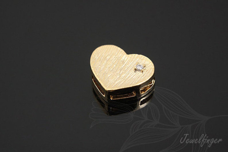 [W] S600-Gold Plated-(20pcs)-Cubic Heart Metal Beads-Brass Heart Pendant-Tiny Heart Charms-Wholesale Metal Beads, [PRODUCT_SEARCH_KEYWORD], JEWELFINGER-INBEAD, [CURRENT_CATE_NAME]