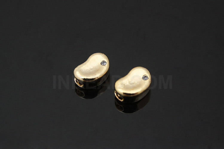 S619-Gold Plated-(2pcs)-Cubic Metal Beads-Wholesale Metal Beads, [PRODUCT_SEARCH_KEYWORD], JEWELFINGER-INBEAD, [CURRENT_CATE_NAME]