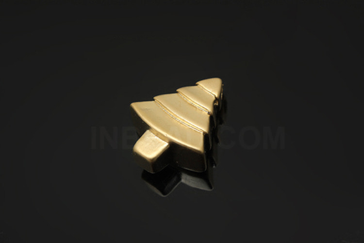 M1054-Matt Gold Plated-(2pcs)-Mini Tree Beads-Jewelry Making Supply-Wholesale Metal Beads, [PRODUCT_SEARCH_KEYWORD], JEWELFINGER-INBEAD, [CURRENT_CATE_NAME]
