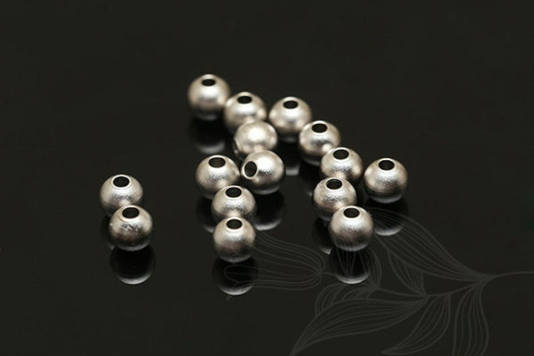 [W] B272-Matt Rhodium Plated-(100pcs)-3mm Metal Beads-Wholesale Metal Beads, [PRODUCT_SEARCH_KEYWORD], JEWELFINGER-INBEAD, [CURRENT_CATE_NAME]