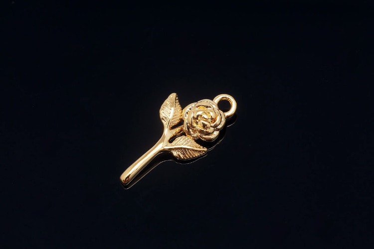 [W] CH3010-Gold Plated-(20pcs)-Tiny Rose Charms-Necklace Earrings Making Supply-Wholesale Charms, [PRODUCT_SEARCH_KEYWORD], JEWELFINGER-INBEAD, [CURRENT_CATE_NAME]