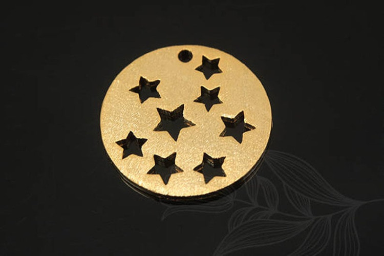 M1270-Gold Plated-(2pcs)-Star Charm-Metal Charms-Wholesale Charms, [PRODUCT_SEARCH_KEYWORD], JEWELFINGER-INBEAD, [CURRENT_CATE_NAME]