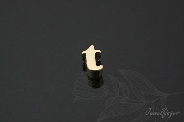 S805-Matt Gold Plated-(2pcs)-Initial Pendant t-Jewelry Making-Wholesale Jewelry Finding-Jewelry Supplies-Wholesale Initial, [PRODUCT_SEARCH_KEYWORD], JEWELFINGER-INBEAD, [CURRENT_CATE_NAME]