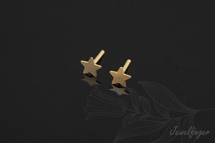 [W] M749-Gold Plated-(50pcs)-Tiny Star Metal Beads-Wholesale Metal Beads, [PRODUCT_SEARCH_KEYWORD], JEWELFINGER-INBEAD, [CURRENT_CATE_NAME]