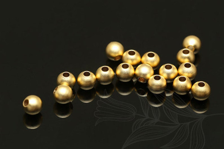 B269-Matt Gold Plated-(10pcs)-3mm Metal Beads-Wholesale Metal Beads, [PRODUCT_SEARCH_KEYWORD], JEWELFINGER-INBEAD, [CURRENT_CATE_NAME]