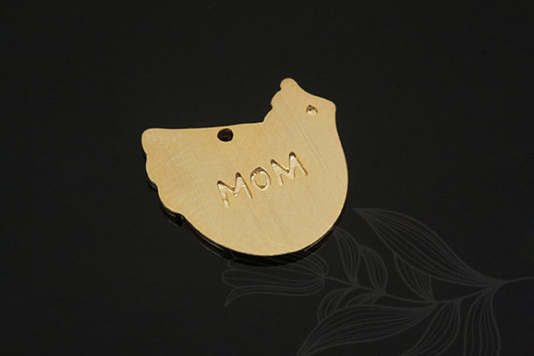 M1063-Gold Plated-(2pcs)-Chicken Charm-Metal Charms-Animal Charms-Wholesale Charms, [PRODUCT_SEARCH_KEYWORD], JEWELFINGER-INBEAD, [CURRENT_CATE_NAME]