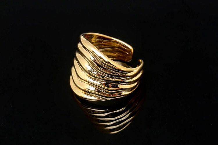 CH0035-Gold Plated E-Coat-(1piece)-18.3mm Bold Ring, Adjustable Gold Ring-Layering Ring-Everyday Jewelry-Jewelry Findings-Wholesale Ring, [PRODUCT_SEARCH_KEYWORD], JEWELFINGER-INBEAD, [CURRENT_CATE_NAME]