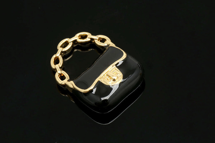 [W] M1951-Gold Plated-(20pcs)-Tiny Handbag Pendant- Epoxy Miniature Handbag Charms-Wholesale Charms, [PRODUCT_SEARCH_KEYWORD], JEWELFINGER-INBEAD, [CURRENT_CATE_NAME]