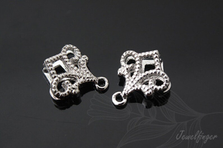 H680-Rhodium Plated-(4pcs)-9*10.5mm Bail-Wholesale Bail, [PRODUCT_SEARCH_KEYWORD], JEWELFINGER-INBEAD, [CURRENT_CATE_NAME]