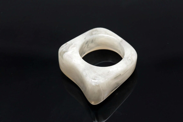 M351-Formica Ring-(1piece)-Formica Ring US Size 6 1/2-Simple Ring-Marble Gray Ring-Unique Ring-Wholesale Ring, [PRODUCT_SEARCH_KEYWORD], JEWELFINGER-INBEAD, [CURRENT_CATE_NAME]