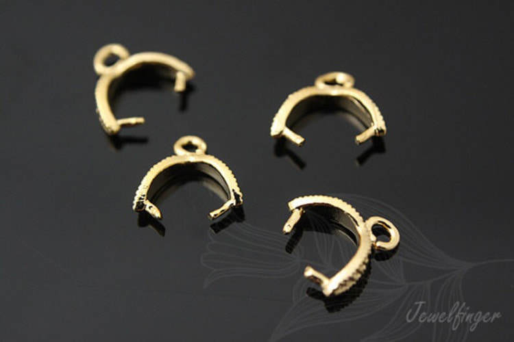 H829-Gold Plated-(4pcs)-5mm Bail-Brass Bail-Wholesale Bail, [PRODUCT_SEARCH_KEYWORD], JEWELFINGER-INBEAD, [CURRENT_CATE_NAME]