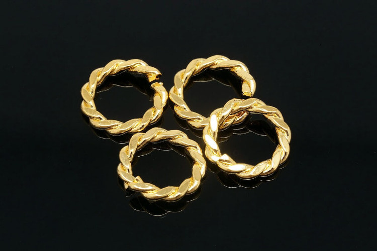[W] B505-Gold Plated-1.8x8mm O Ring-Open Link (100pcs), [PRODUCT_SEARCH_KEYWORD], JEWELFINGER-INBEAD, [CURRENT_CATE_NAME]