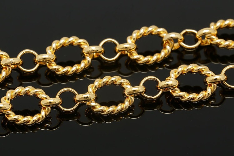 A563-Gold Plated-BM 3014 Chain-Hand Made Chain (50cm), [PRODUCT_SEARCH_KEYWORD], JEWELFINGER-INBEAD, [CURRENT_CATE_NAME]