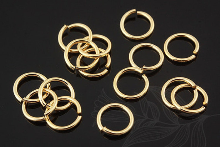 [W] B231-Gold Plated-08x5mm O ring (100g), [PRODUCT_SEARCH_KEYWORD], JEWELFINGER-INBEAD, [CURRENT_CATE_NAME]