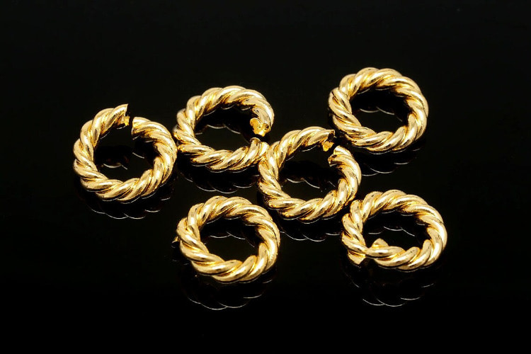 B225-Gold Plated-2.7x6mm O Ring-Open Link(10pcs), [PRODUCT_SEARCH_KEYWORD], JEWELFINGER-INBEAD, [CURRENT_CATE_NAME]