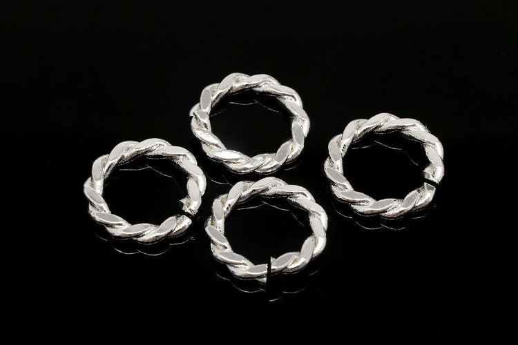 B153-Ternary Alloy Plated-1.8x8mm O Ring-Open Link (10pcs), [PRODUCT_SEARCH_KEYWORD], JEWELFINGER-INBEAD, [CURRENT_CATE_NAME]