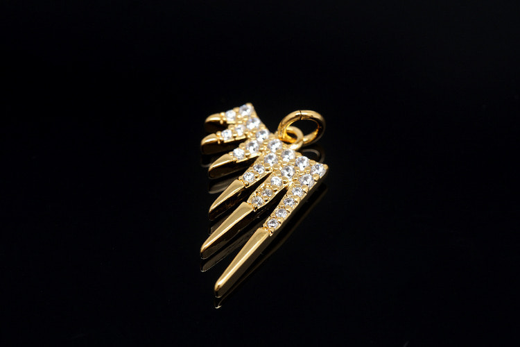 [W] CH6062-Gold Plated-(20pcs)-CZ Devil Wings Charm-Necklace Earrings Making Supply-Wholesale Charms, [PRODUCT_SEARCH_KEYWORD], JEWELFINGER-INBEAD, [CURRENT_CATE_NAME]