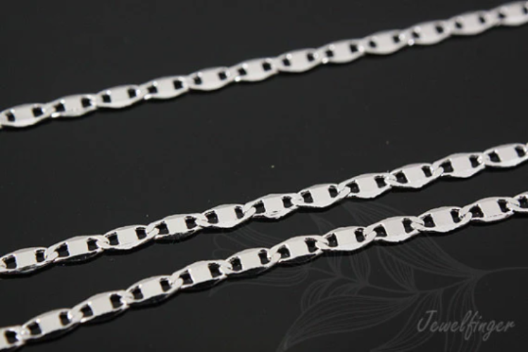 A160-035 BNC Cahin-Rhodium Plated (1M), [PRODUCT_SEARCH_KEYWORD], JEWELFINGER-INBEAD, [CURRENT_CATE_NAME]