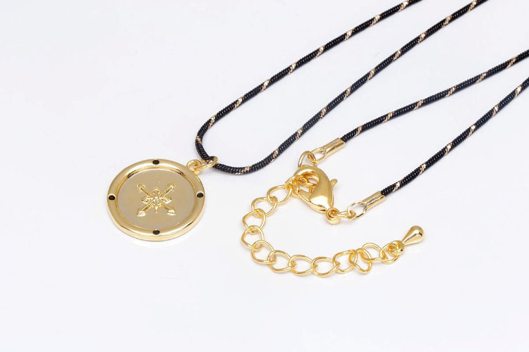 [W] B262-SC135 SW Chain Necklace-41cm+Extender 5 cm Gold Plated 1.2mm Thick Black Coating Snake Chain Necklace-Readymade Neckalce (20pcs), [PRODUCT_SEARCH_KEYWORD], JEWELFINGER-INBEAD, [CURRENT_CATE_NAME]
