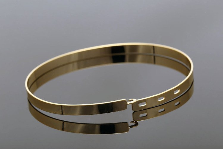 R065-Gold Plated-(1piece)-4.5mm Adjustable Bracelet-Adjustable Bangle-Wholesale Bracelet, [PRODUCT_SEARCH_KEYWORD], JEWELFINGER-INBEAD, [CURRENT_CATE_NAME]