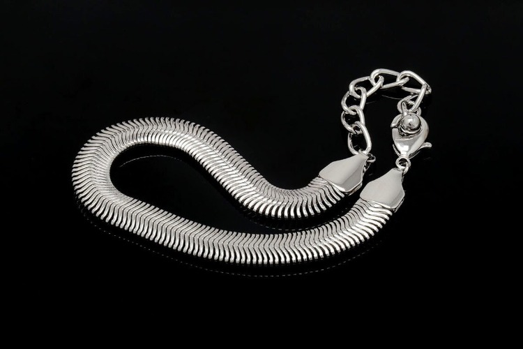 [W] R010-Ternary Alloy Plated E-Coat Anti Tarnish-HK 8.0D Snake Chain Bracelet-16cm+Extender 6cm (20pcs), [PRODUCT_SEARCH_KEYWORD], JEWELFINGER-INBEAD, [CURRENT_CATE_NAME]