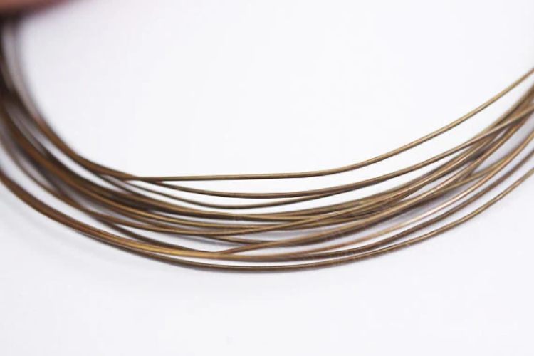 [W] E349-Antiqued Brass-(40M)-0.35mm Soft Type Wire-Wire Jewelry-Jewelry Making-Wire Art-Wire Jewelry-Wholesale Wire, [PRODUCT_SEARCH_KEYWORD], JEWELFINGER-INBEAD, [CURRENT_CATE_NAME]