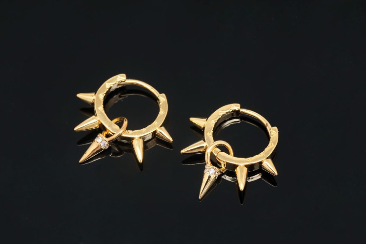 [W] CH7011-Gold Plated-(10pairs)-20*21mm Unique Lever Back Earrings-Earring Component-Nickel Free, [PRODUCT_SEARCH_KEYWORD], JEWELFINGER-INBEAD, [CURRENT_CATE_NAME]