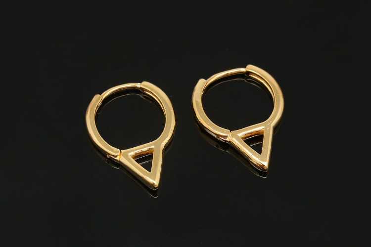 CH7010-Gold Plated-(1pairs)-15*20mm Unique Lever Back Earrings-Earring Component-Nickel Free, [PRODUCT_SEARCH_KEYWORD], JEWELFINGER-INBEAD, [CURRENT_CATE_NAME]