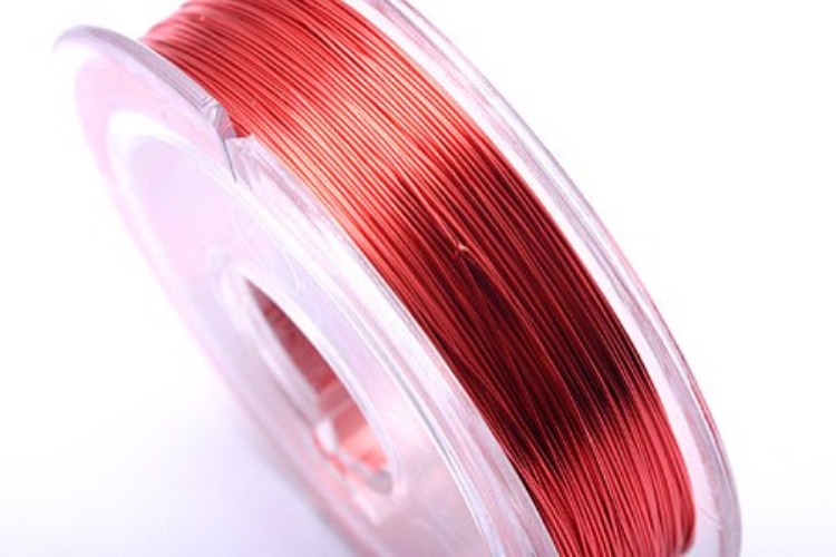 E321-Red-(1piece)-0.22mm Wire-Wire Jewelry-Jewelry Making-Wire Art-Wire Jewelry-Wholesale Wire, [PRODUCT_SEARCH_KEYWORD], JEWELFINGER-INBEAD, [CURRENT_CATE_NAME]