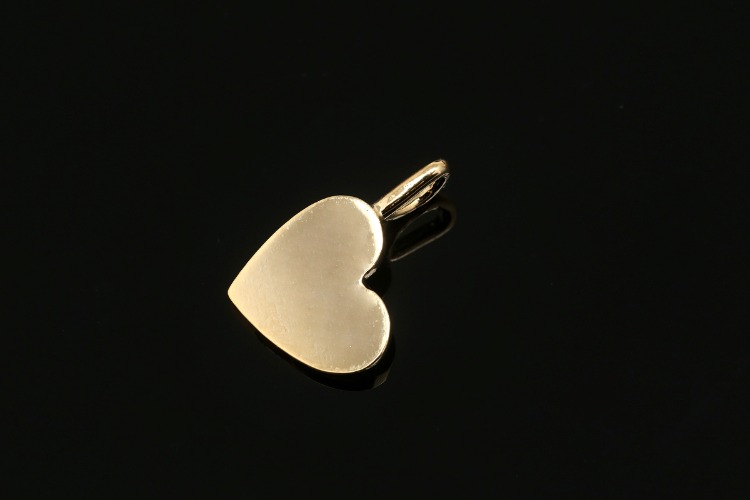 [W] M1970-Gold Plated-(20pcs)-Dainty Heart Charms-Tiny Heart Pendant-Wholesale Charms, [PRODUCT_SEARCH_KEYWORD], JEWELFINGER-INBEAD, [CURRENT_CATE_NAME]