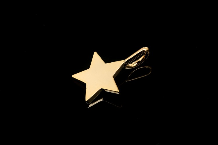 [W] M1971-Gold Plated-(20pcs)-Dainty Star Charms-Tiny Star Pendant-Wholesale Charms, [PRODUCT_SEARCH_KEYWORD], JEWELFINGER-INBEAD, [CURRENT_CATE_NAME]