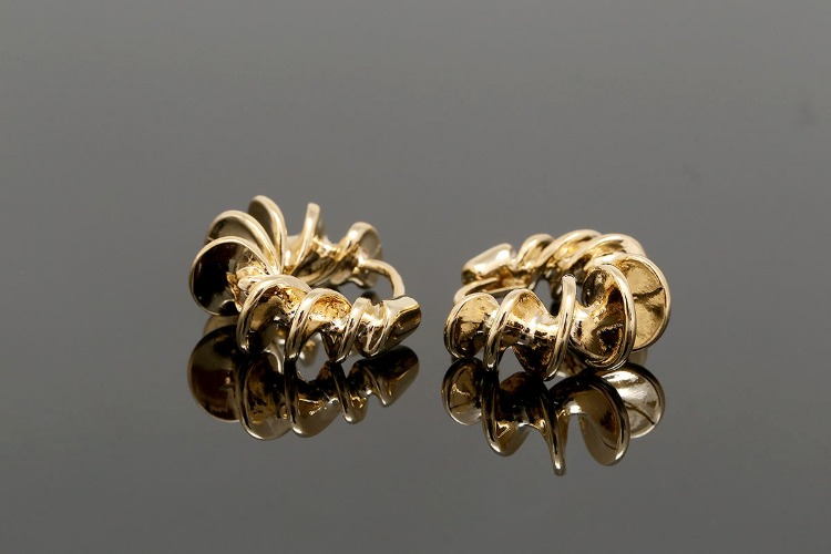 [W] H154-Gold Plated (10pairs)-Round Lever Back Earrings-Earring Component-Nickel Free, [PRODUCT_SEARCH_KEYWORD], JEWELFINGER-INBEAD, [CURRENT_CATE_NAME]