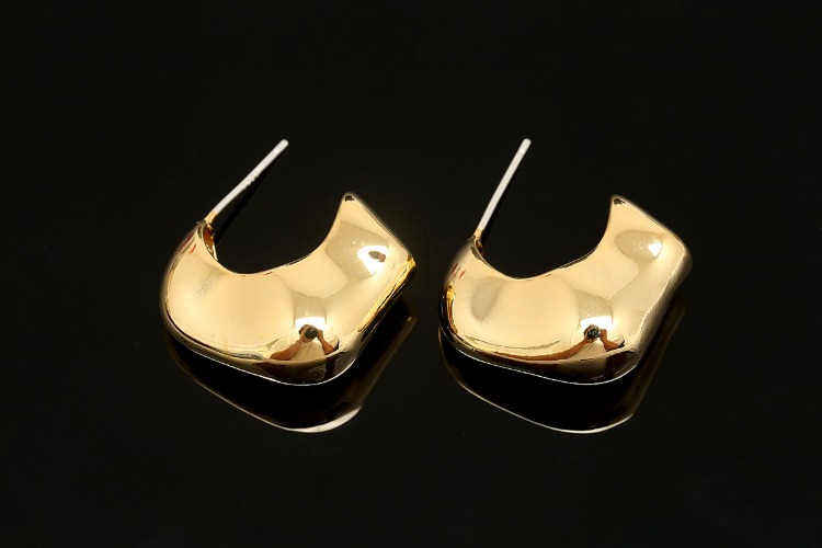 [W] CH7025-Gold Plated (10pairs)-Unique Earrings-Daily Earrings-Jewelry Findings-Silver Post, [PRODUCT_SEARCH_KEYWORD], JEWELFINGER-INBEAD, [CURRENT_CATE_NAME]