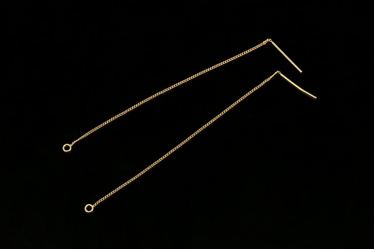 CH7035-Gold Plated (1pairs)-Chain Earring-Bar Earrings-Nickel Free, [PRODUCT_SEARCH_KEYWORD], JEWELFINGER-INBEAD, [CURRENT_CATE_NAME]