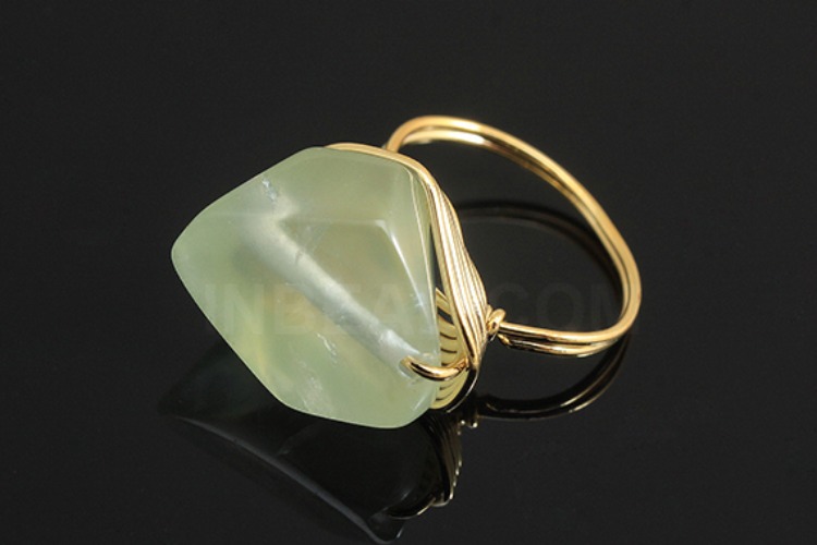 G523-Gold Plated-(1piece)-Prehnite Ring Pendant-Random Shape, Random Size Pendant-Wholesale Gemstone, [PRODUCT_SEARCH_KEYWORD], JEWELFINGER-INBEAD, [CURRENT_CATE_NAME]