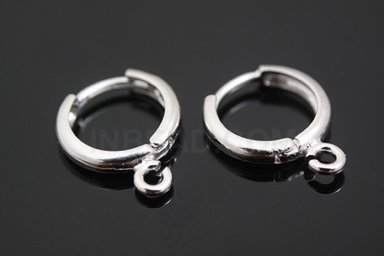 [W] K550-Rhodium Plated-(10pairs)-Lever Back Earrings-Earring Component-Wholesale Silver Earrings, [PRODUCT_SEARCH_KEYWORD], JEWELFINGER-INBEAD, [CURRENT_CATE_NAME]