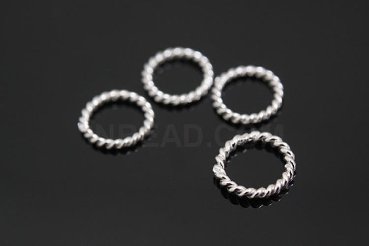 [W] K139-Rhodium Plated-(20pcs)-7mm Ring-Round Link-Wholesale Silver Ring, [PRODUCT_SEARCH_KEYWORD], JEWELFINGER-INBEAD, [CURRENT_CATE_NAME]