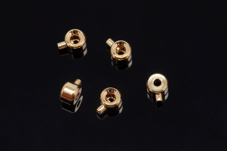 [W] K189-Gold Plated-(20pcs)-3mm Clasps-3mm Clamp-Wholesale Clasps, [PRODUCT_SEARCH_KEYWORD], JEWELFINGER-INBEAD, [CURRENT_CATE_NAME]