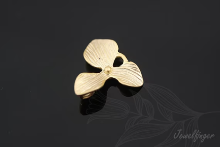 [W] M303-Matt Gold Plated-(20pcs)-Tiny Flower Connector-Wholesale Connectors, [PRODUCT_SEARCH_KEYWORD], JEWELFINGER-INBEAD, [CURRENT_CATE_NAME]