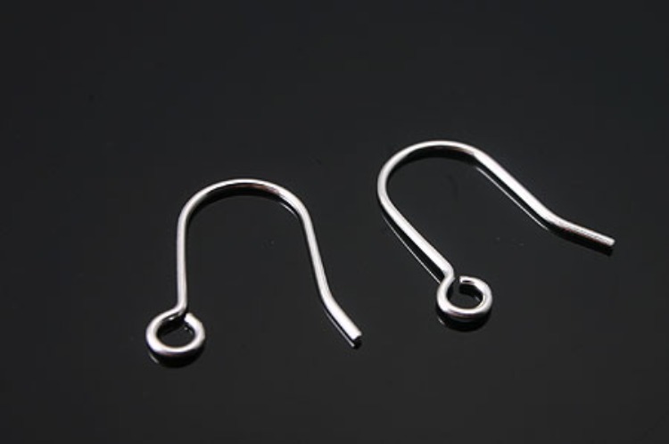 K007-Non Plated-(5pairs)-Earwires-French Hook Ear Wire-French Wire Hook-Wholesale Silver Earrings, [PRODUCT_SEARCH_KEYWORD], JEWELFINGER-INBEAD, [CURRENT_CATE_NAME]