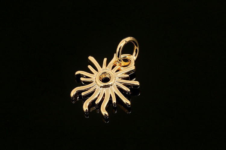 [W] CH2025-Gold Plated-(20pcs)-Tiny Sun Charms-Wholesale Charms, [PRODUCT_SEARCH_KEYWORD], JEWELFINGER-INBEAD, [CURRENT_CATE_NAME]
