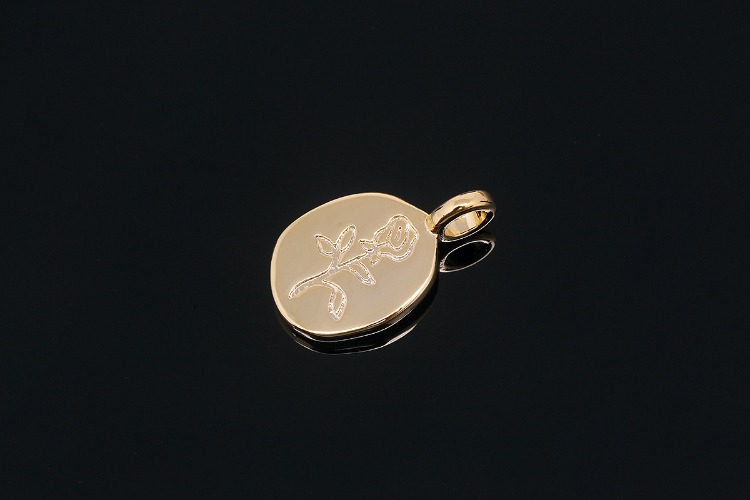 [W] CH2044-Gold Plated-(20pcs)-Tiny Rose Charms-Flower Pendant-Necklace Earrings Making Supply-Wholesale Charms, [PRODUCT_SEARCH_KEYWORD], JEWELFINGER-INBEAD, [CURRENT_CATE_NAME]