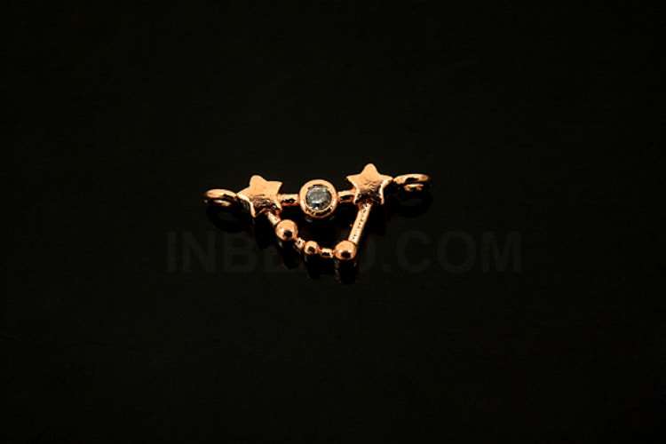[W] S360 - Pink gold Plated-(20 pcs)- Capricon Cubic Pendant -Cubic Zodiac-Wholesale Zodiac, [PRODUCT_SEARCH_KEYWORD], JEWELFINGER-INBEAD, [CURRENT_CATE_NAME]