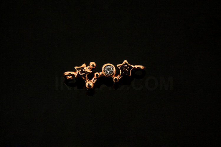 [W] S325 - Pink gold Plated-(20 pcs)- Scorpio Cubic Pendant -Cubic Zodiac-Wholesale Zodiac, [PRODUCT_SEARCH_KEYWORD], JEWELFINGER-INBEAD, [CURRENT_CATE_NAME]