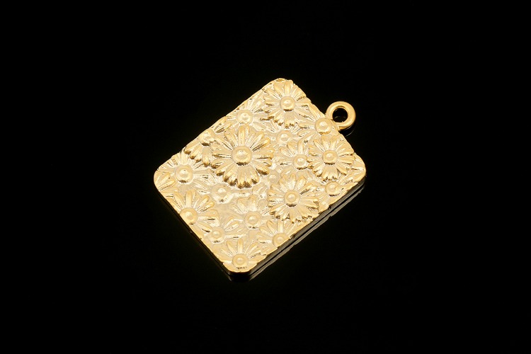 [W] H028-Matt Gold Plated-(20pcs)-Flower Charms-Daisy Pendant-Wholesale Charms, [PRODUCT_SEARCH_KEYWORD], JEWELFINGER-INBEAD, [CURRENT_CATE_NAME]
